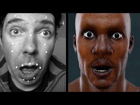 Face Motion Capture in Blender Test