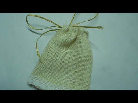 Make a Cute Burlap Favor Bag - DIY Crafts - Guidecentral