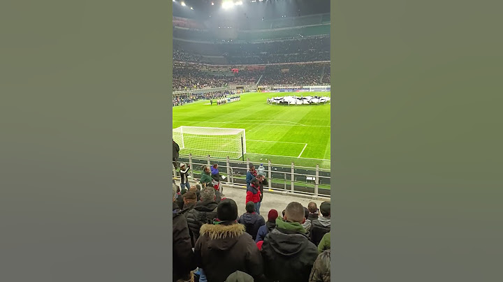 MILAN - STELLA ROSSA 2-1 INNO CHAMPIONS LEAGUE SAN SIRO