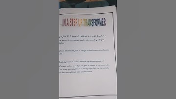 ✨physics investigatory project class 12/Topic Transformers