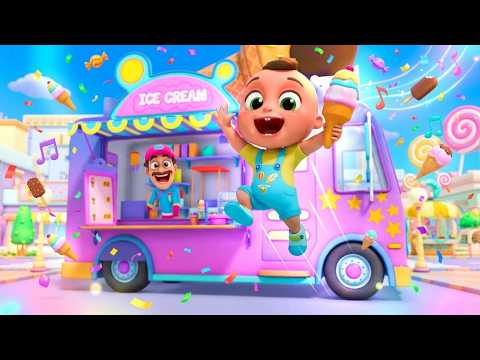 I Love Ice Cream! 🍦🚚 Fun French Kids Song 🎶 Educational Cartoon by Baby Berry