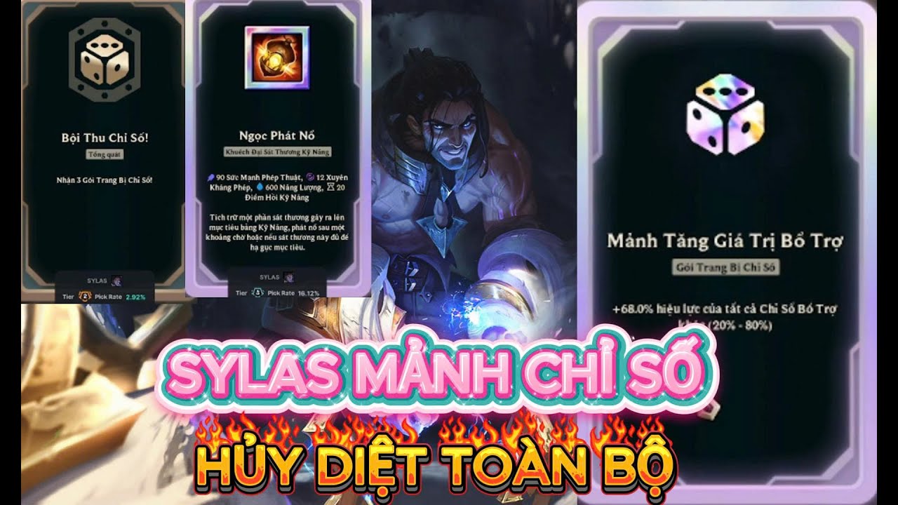 SYLAS MẢNH CHỈ SỐ HỦY DIỆT TẤT CẢ CÁC KẺ ĐỊCH VỚI HŨ 68% VÀ CÁI KẾT CHO KẺ ĐỊCH