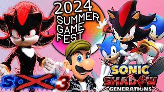 SONIC THE HEDGEHOG 3 MOVIE TRAILER? SHADOW GENERATIONS - SUMMER GAME FEST 2024 (LIVE REACT)