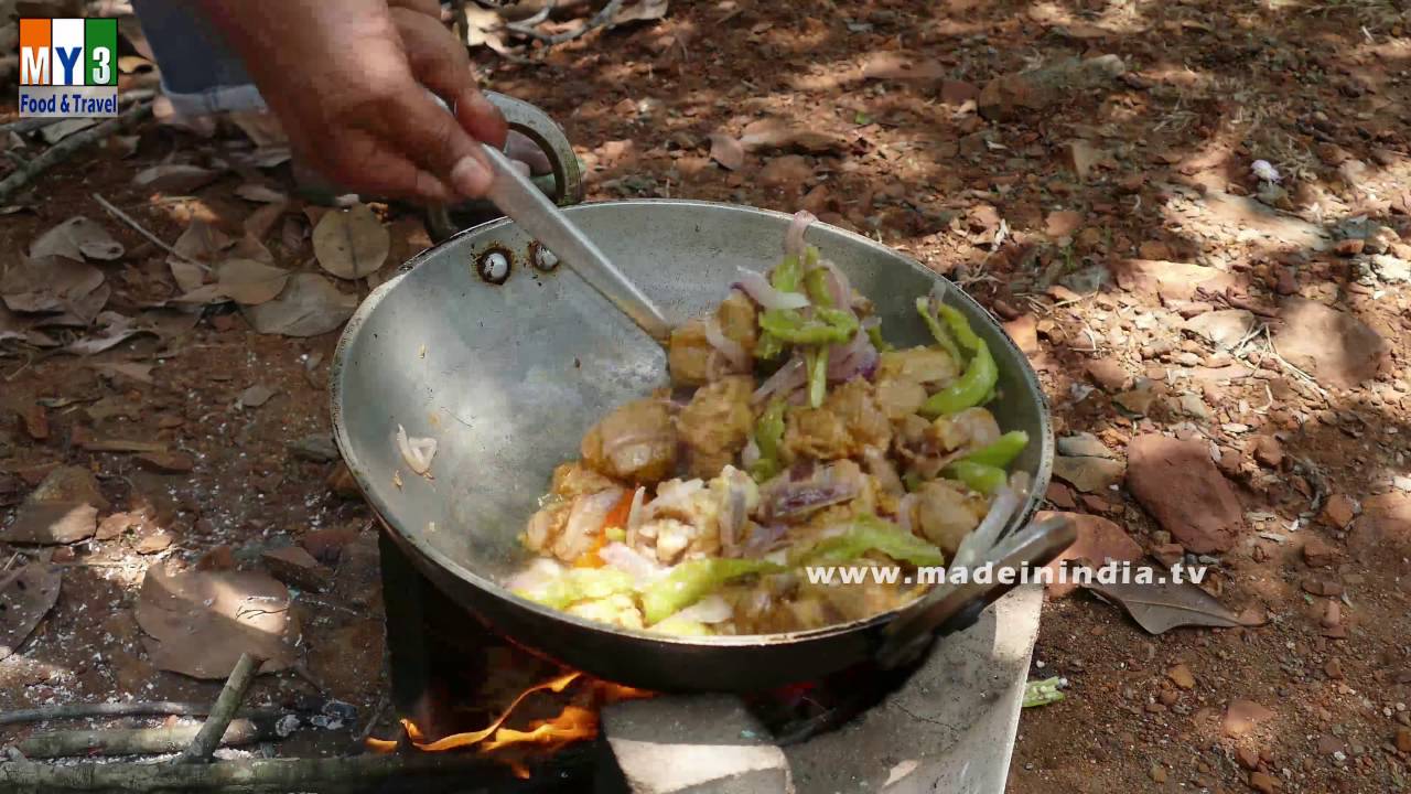 FARM HOUSE MUTTON RECIPE ANDHRA STYLE | HEALTHY STREET FOOD | STREET FOODS IN INDIA street food