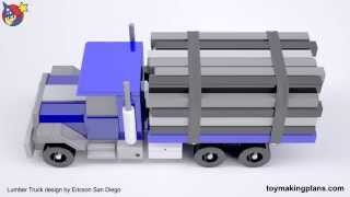 Wood Toy Plans - San Diego Lumber Truck VISIT US at http://www.toymakingplans.com and start building today! Your friends and customers will love this ReallyWood San