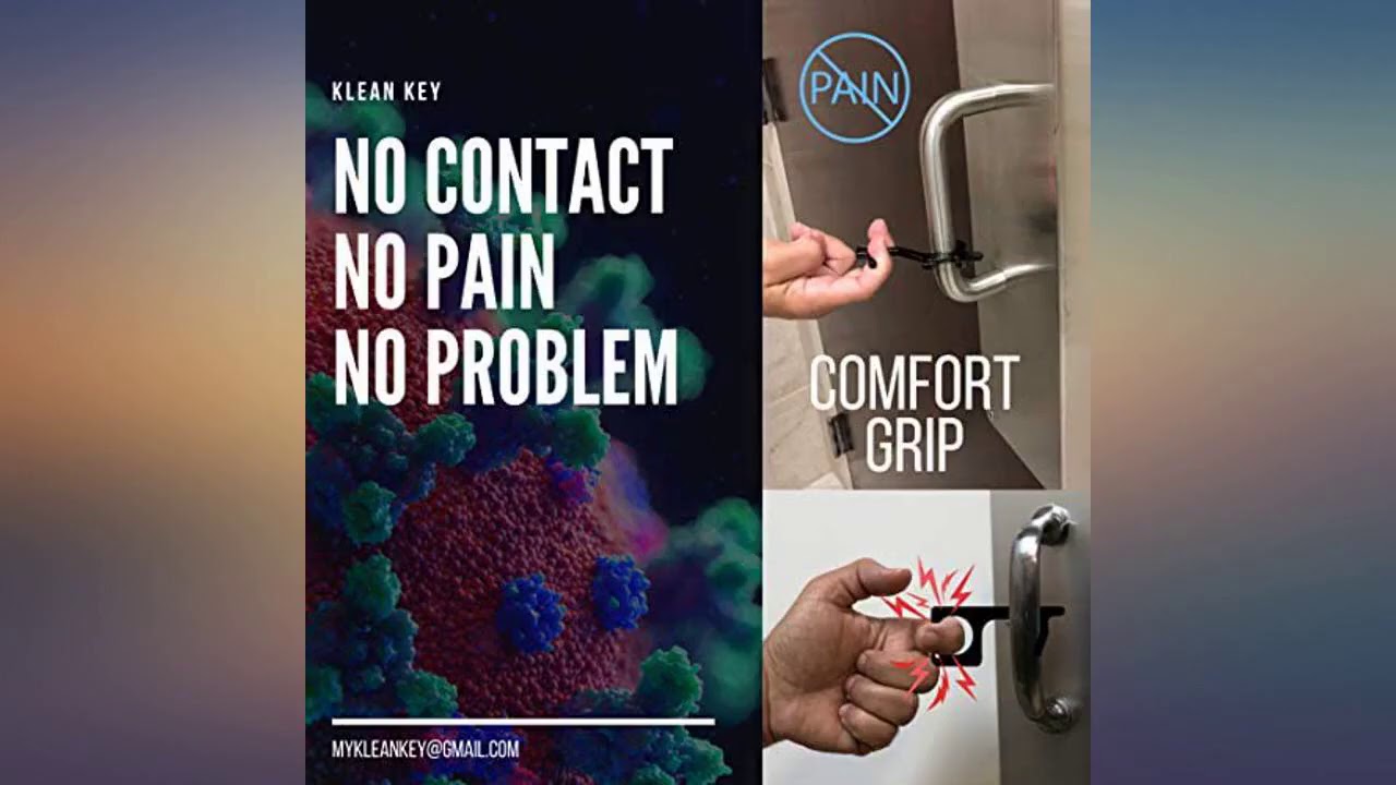 No Touch Keychain, Clean Key, Door Opener Tool with stylus. Touchless door opener. review