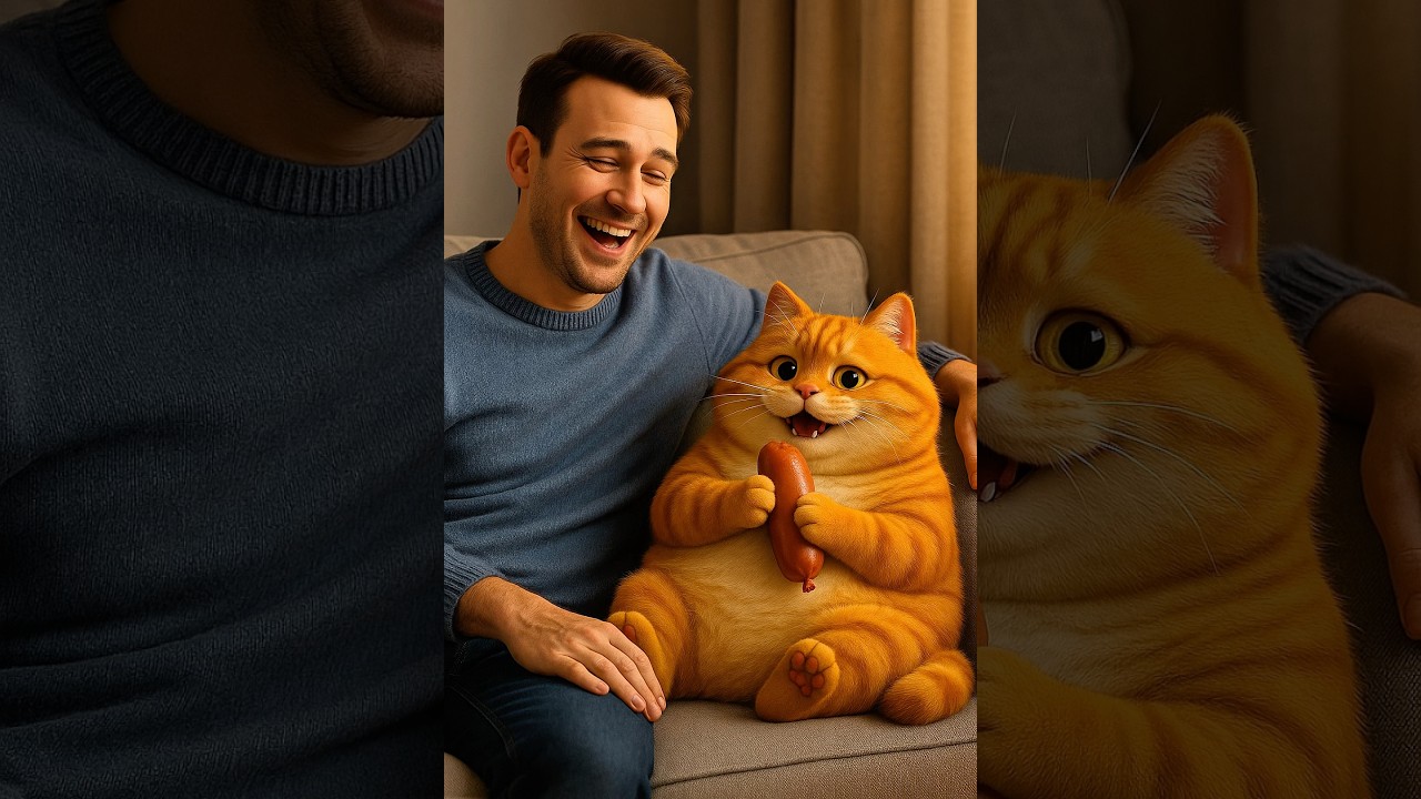 😹 Cat sneaks into the fridge! Gets caught red-handed 🤣