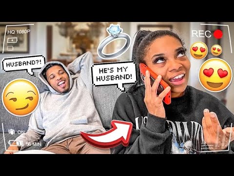 Calling My Boyfriend “MY HUSBAND" To See How he Reacts.. - YouTube