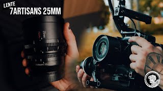 Melhor lente de Cinema custo-benefício - 7Artisans 25mm T1.05