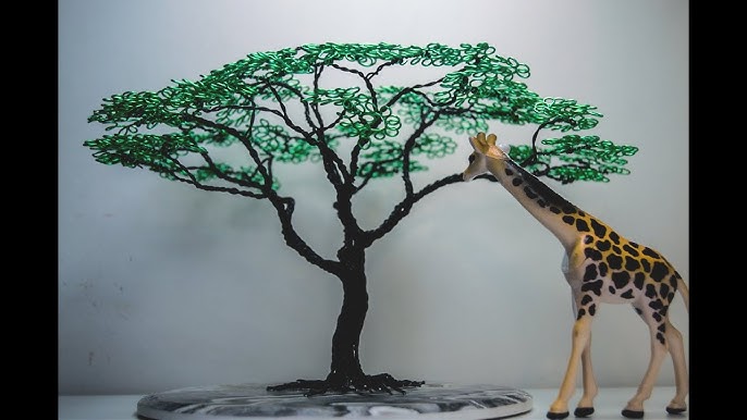 Arbol bonsai realizado en alambre - Artesanum