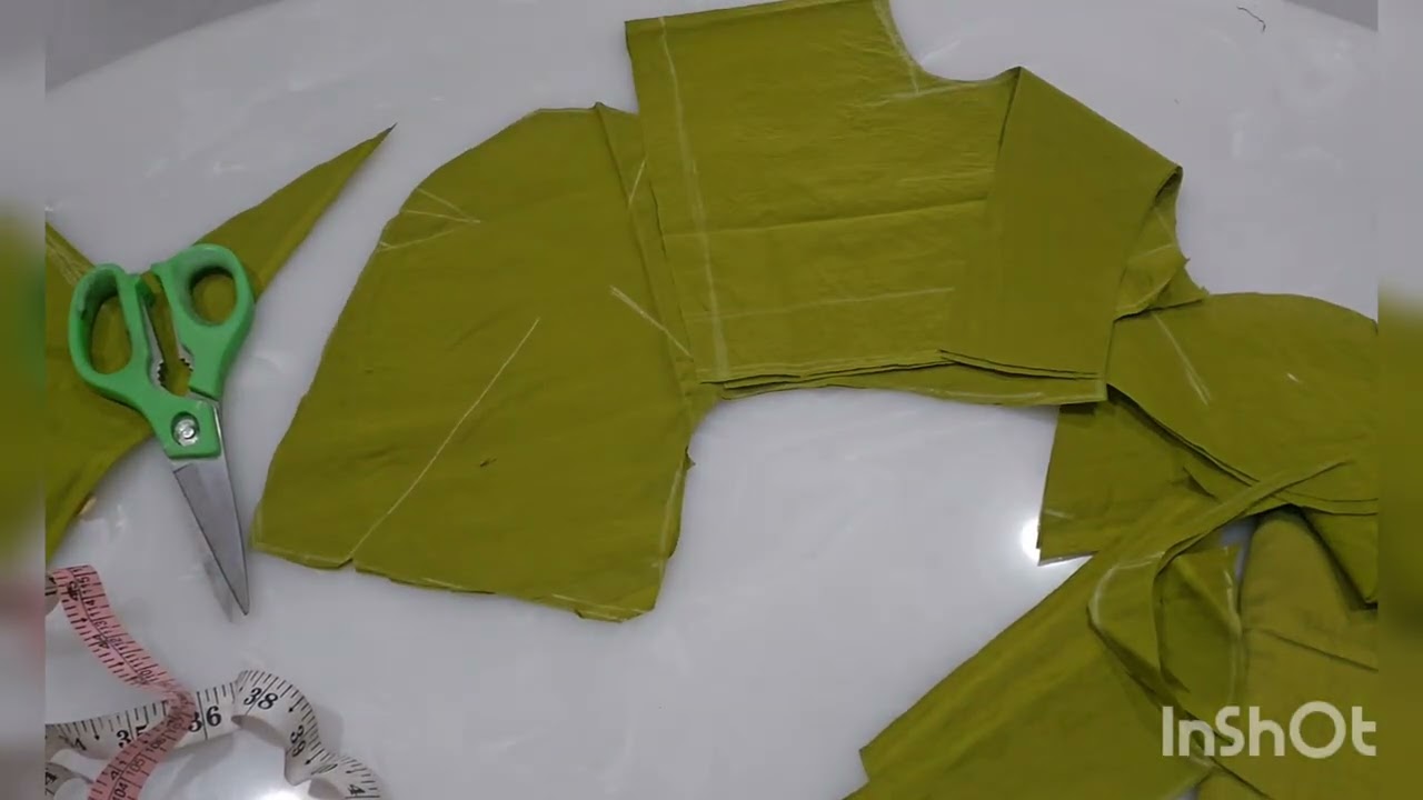 Cross cutting blouse##easy method #