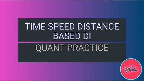 Time Speed Distance based Data interpretation for competitive exam !! RRB CLERK/PO