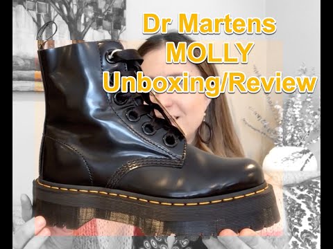 DR MARTENS Molly Women's Leather Platform Boots