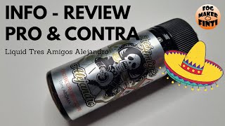 Liquid Tres Amigos Alejandro | Erdbeer Daiquiri Aroma | Info Review E Zigarette
