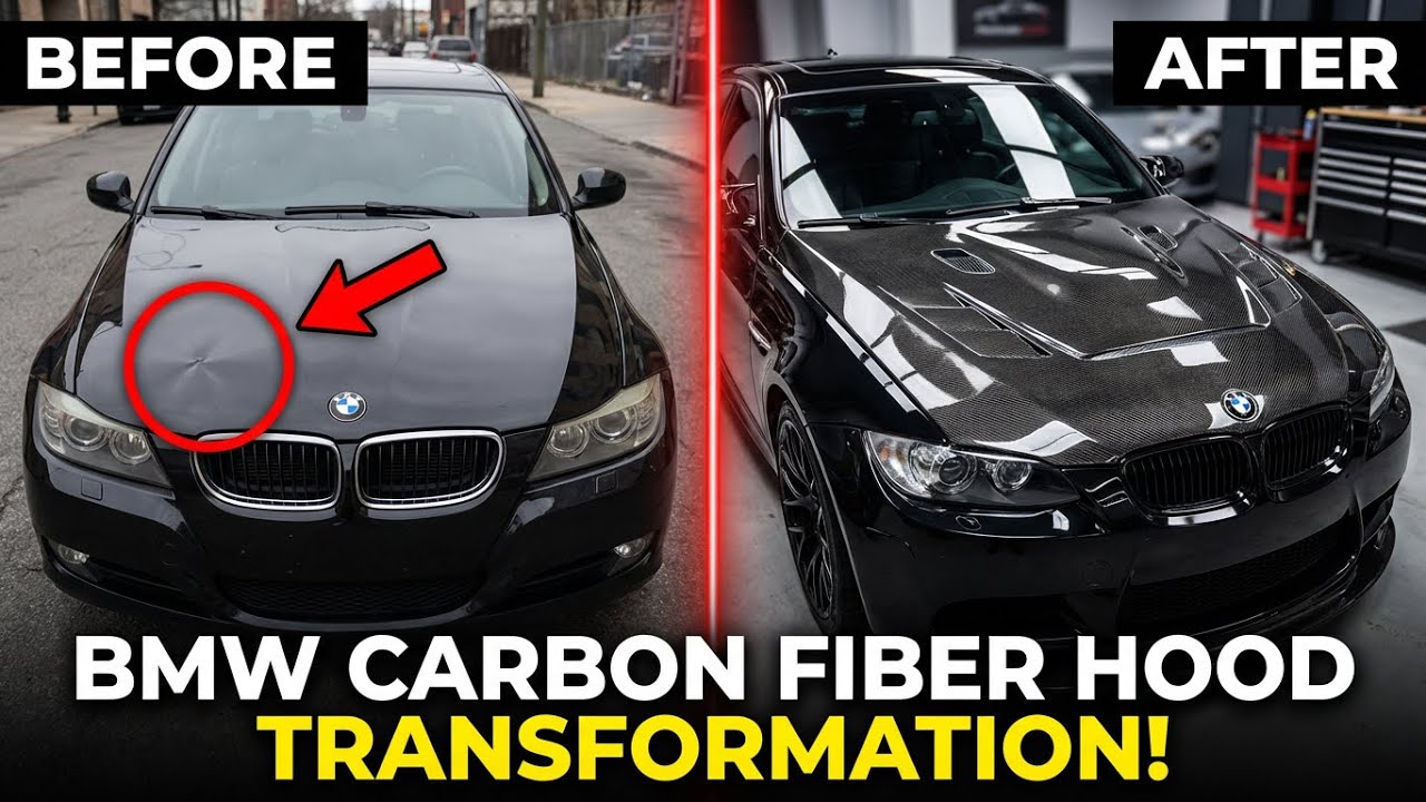 Карбоновый капот от Alibaba! В стиле BMW E90 GTS.