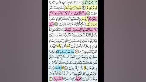 سوره التوبه // الربع الثانى//اجعلتم سقايه الحاج // تدبر ومتشابهات وربط الايات من ايه 27 الى 33