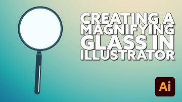 How to Create a Magnifying Glass Using Adobe Illustrator (*SUPER EASY TUTORIAL*)