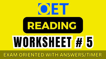 reading part C practice video oet online classroom Cardiovascular benefits of exercise