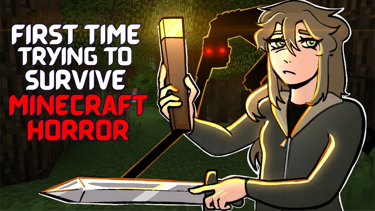 I Tried to Survive Minecraft Horror For the First Time... - YouTube
