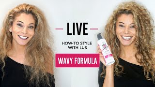 Live Recap: Full Wavy Hair Styling Tutorial