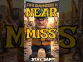 Near Miss Ko Ignore Mat Karo #nearmiss #constructionsafety #ytshorts