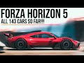 Forza Horizon 5 - ALL 143 CARS FOUND SO FAR!!!!! (No Traffic Cars)