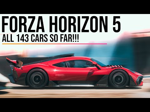 Forza Horizon 5 - ALL 143 CARS FOUND SO FAR!!!!! (No Traffic Cars)