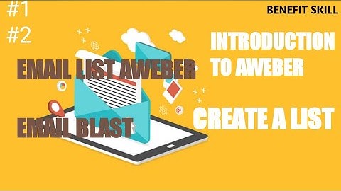 How to Create First Email list on Aweber Email Marketing Tool Video || #emailmarketing