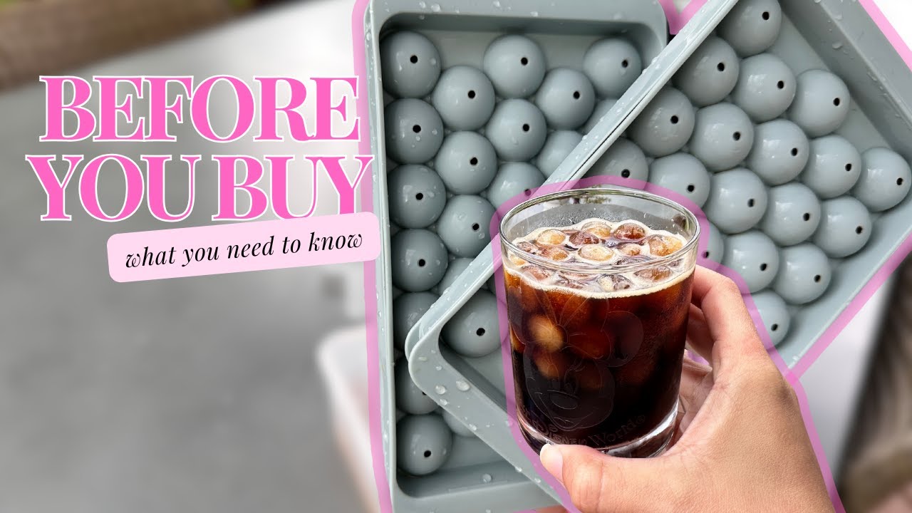 Foolproof Iced Coffee at Home | Review of WIBIMEN Ice Cube Tray for Freezer with Lid & Bin
