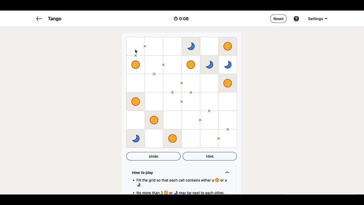 LinkedIn Tango Answer Today | 09 July 2026 - Puzzle #640