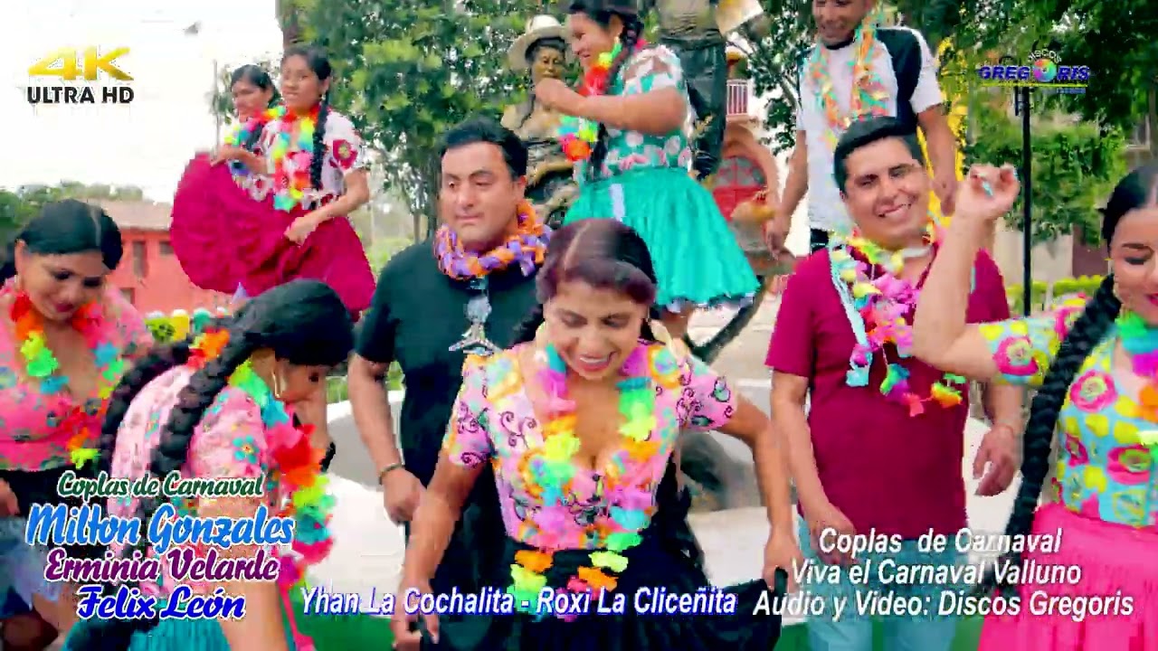 MILTON GONZALES ERMINIA VELARDE Y FELIX LEÓN - VIVA EL CARNAVAL VALLUNO