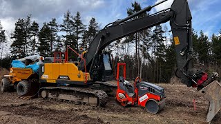 Building a 750 meter driveway for a 50 tonne crane