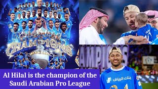 Al Hilal is the champion of Saudi Arabia professionals league