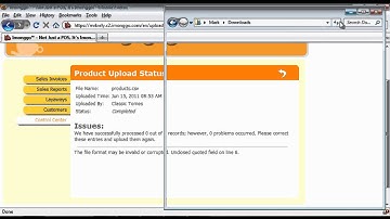 Imonggo Web POS Software - Upload Inventory Using CSV