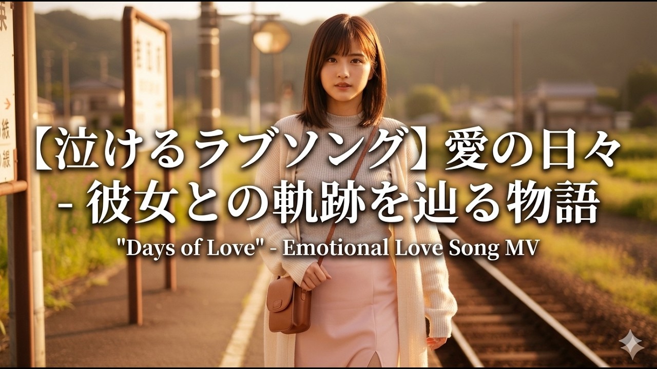 【MV] 【泣けるラブソング】愛の日々 - 彼女との軌跡を辿る物語 / 