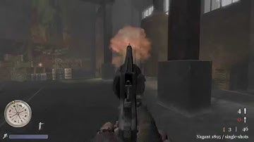 CoD2 B2F Nagant revolver animation