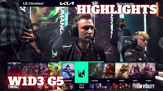 FNC vs VIT - Highlights | Week 1 Day 3 LEC Spring 2023 | Fnatic vs Vitality