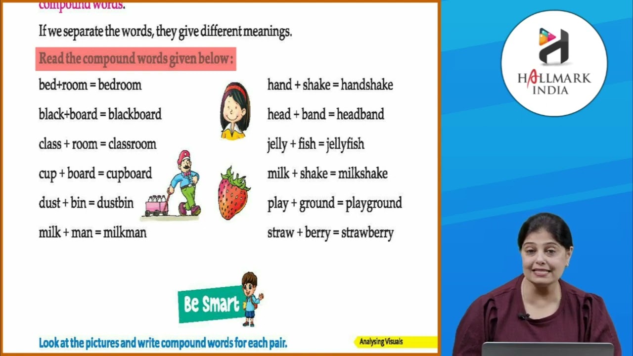 Ch 21 | Hallmark India | Grammar | Class 1 | Compound Words | For children