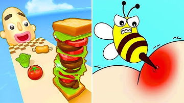 Help Me Tricky Puzzle vs Sandwich Runner — All Levels Gameplay Android, iOS — 2024 NEW Update