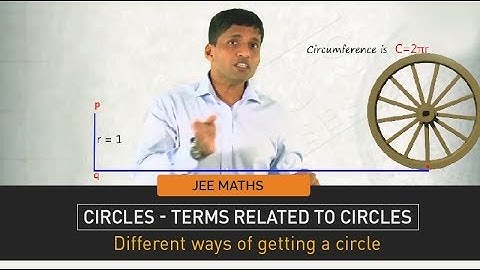 JEE Math Concepts Explained | Circles - Terms Related to Circles