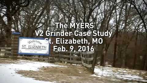 Pentair Myers V2 Grinder - St. Elizabeth MO testim...