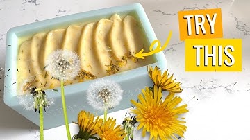 This Common Weed Makes Beautiful Soap | Dandelion Soap
