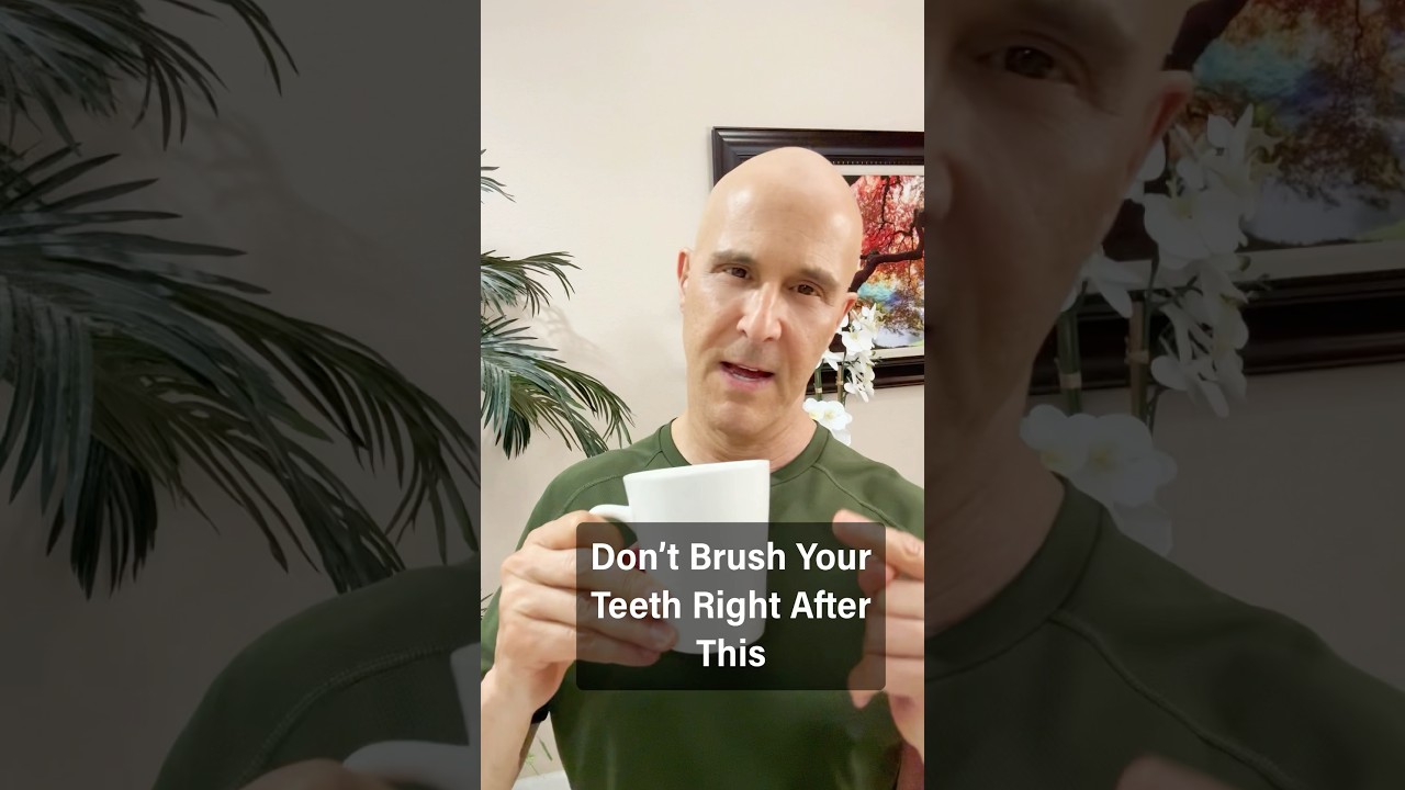 Don’t Brush Your Teeth Right After This #drmandell #teeth #brushing #acid