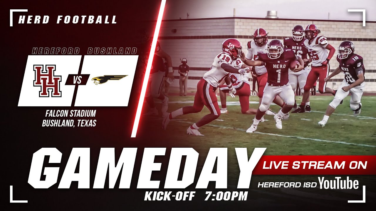 Hereford Whiteface Football VS Bushland Falcons YouTube