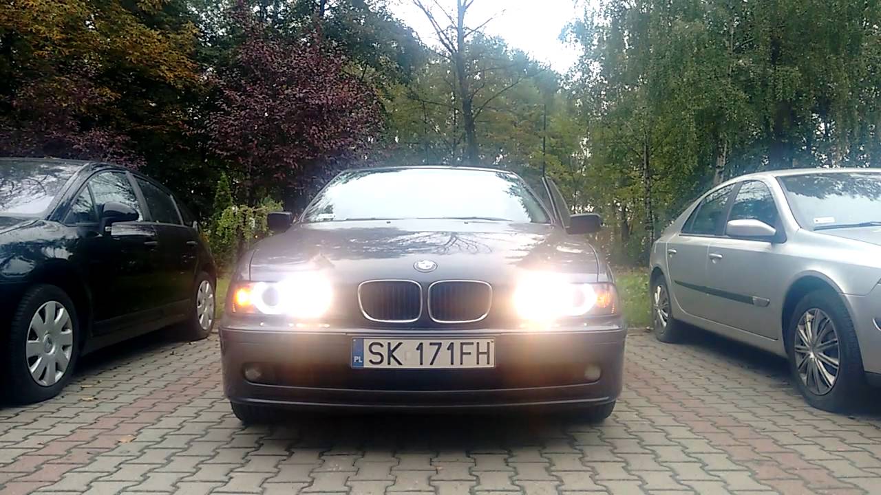 BMW e39 konfiguracja świateł YouTube
