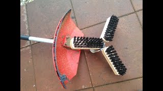 DIY How to make Snow power bristle brush Amazing homemade inventions