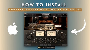 How To Install Lursen Mastering Console On MacOs