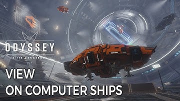 Elite Dangerous Odyssey - View on the computer ships | 4k UHD & 60fps