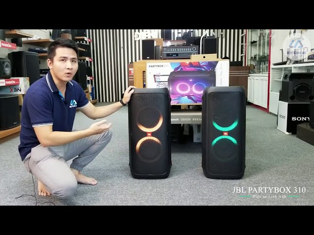 Loa kéo Karaoke JBL Partybox 310 - đánh giá chi tiết, hát thử và so sánh âm thanh với Partybox 300