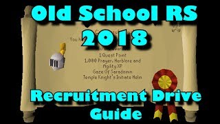 Recruitment Drive Guide | OldSchool RuneScape 2018!